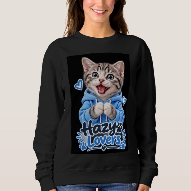 Hazy Lovers Basic Sweatshirt (Front)