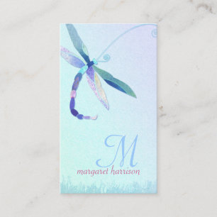 Hazy Morning Dragonfly Professional Business Cards