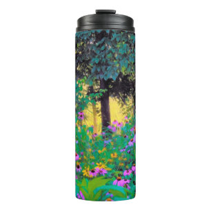 Hazy Morning Sunrise in My Rubio Garden Thermal Tumbler