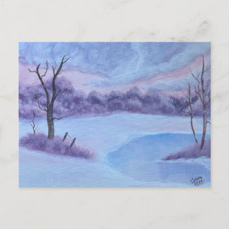 Hazy Peace Holiday Postcard