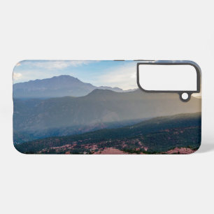 Hazy Pikes Peak Sunset Samsung Phone Case
