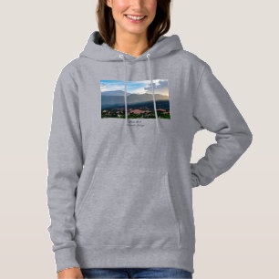 Hazy Pikes Peak Sunset Women's Hoodie