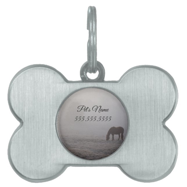 Hazzy Grazing Pet Name Tag (Front)