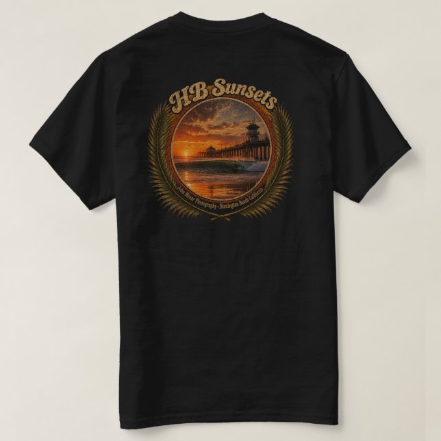 HB Sunsets T-Shirt (Men)  (Design Back)