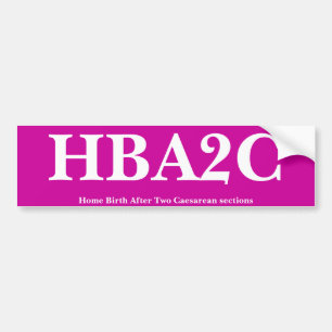 HBA2C BUMPER STICKER