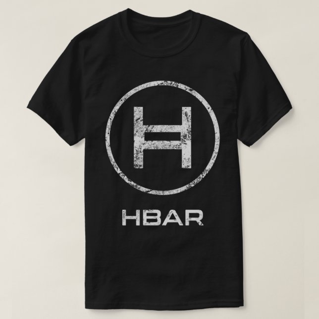 HBAR Crypto Hedera Hashgraph Token Blockchain Gove T-Shirt (Design Front)