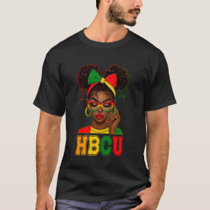 HBCU African American Black Woman University Colle T-Shirt