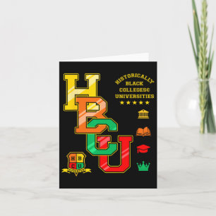 Hbcu Apparel Historically Black Colleges Universit Card