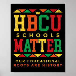 Hbcu Black College School Problems African America Poster