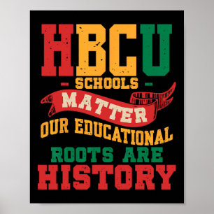 Hbcu Black College School Problems African America Poster