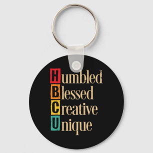 Hbcu Black History Month Humbled Blessed Creative Key Ring