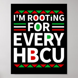 Hbcu Black History Pride Historical Black College  Poster