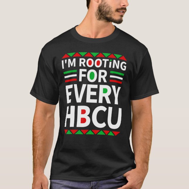 HBCU Black History Pride Historical Black College  T-Shirt (Front)