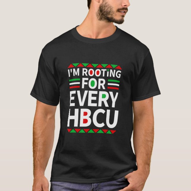 HBCU Black History Pride Historical Black College  T-Shirt (Front)