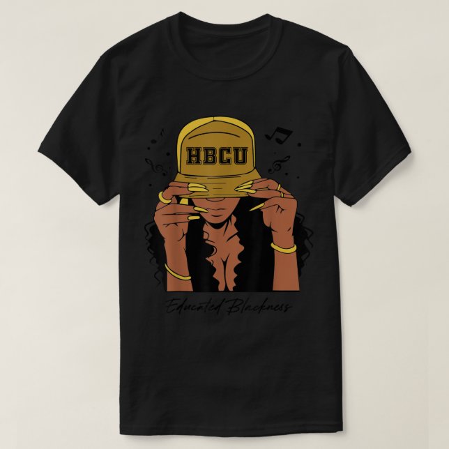 HBCU college women Historically Black Universities T-Shirt (Design Front)