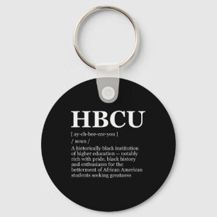 Hbcu Colleges & Universities Black History Mon Key Ring