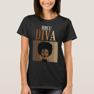 HBCU Diva Historical Black Colleges Universities B T-Shirt