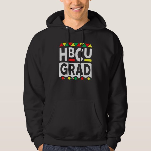 HBCU Grad Graduate Historical Black College Alumni Hoodie (Front)