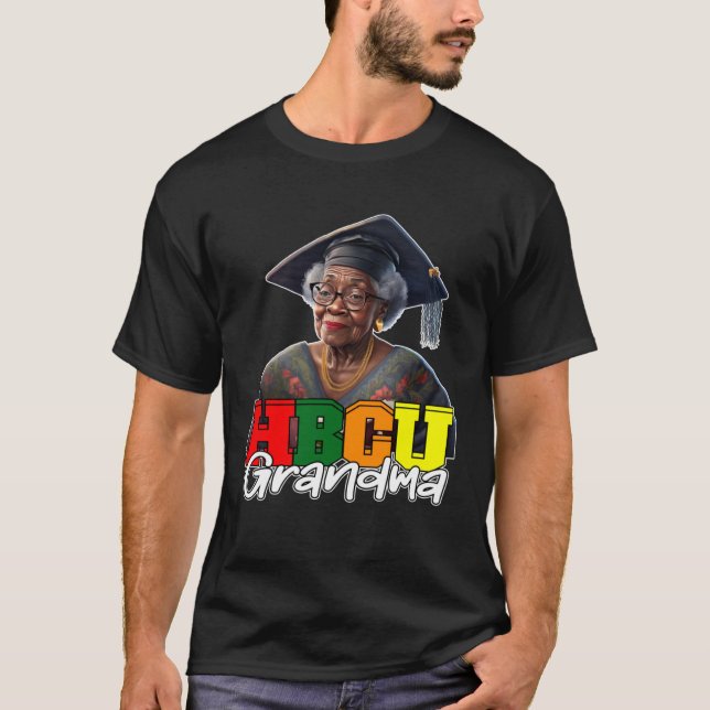 HBCU Grandma Black college Alumni Apparel For Wome T-Shirt (Front)