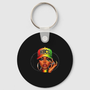 Hbcu Melanin Afro Black Women African Black Histor Key Ring