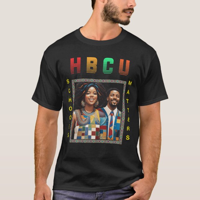 HBCU Schools Matter Cool shirt with mosaic (Front)