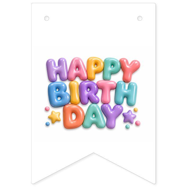HBD BUNTING  (First Flag)
