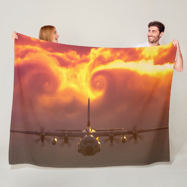 HC-130J SUPER HERCULES FLEECE BLANKET (In Situ)