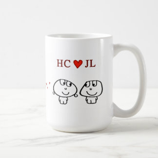 "HC heart JL" Coffee Mug