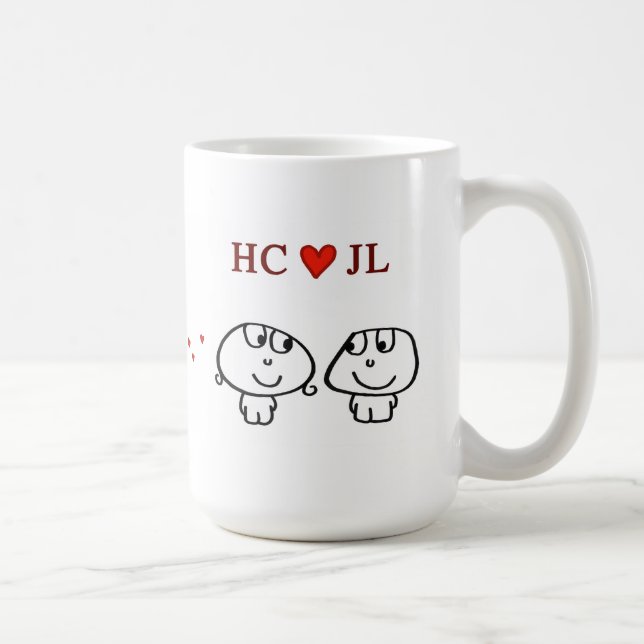 "HC heart JL" Coffee Mug (Right)