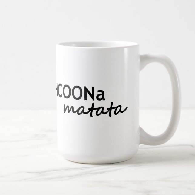 HCOONa Matata Don't Worry Be Happy African Chemist Coffee Mug (Right)