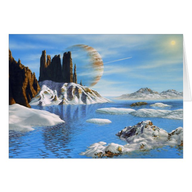 HD222582 b and Moon Card (Front Horizontal)