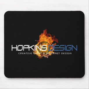 HD Logo Flames Mouse Pad