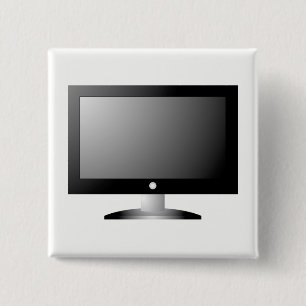 HD TV 15 CM SQUARE BADGE