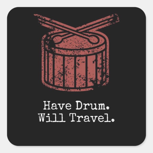 HD. WT Stickers - Black (Front)