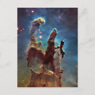 HDR Eagle Nebula Pillars of Creation Postcard