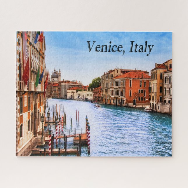 HDR Grand Canal In Venice, Italy Jigsaw Puzzle (Horizontal)
