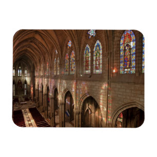 HDR image of Basilica interior, Quito, Ecuador Magnet