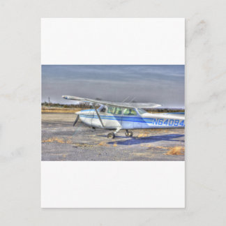 HDR Tired Plane Wheels Set In Postcard