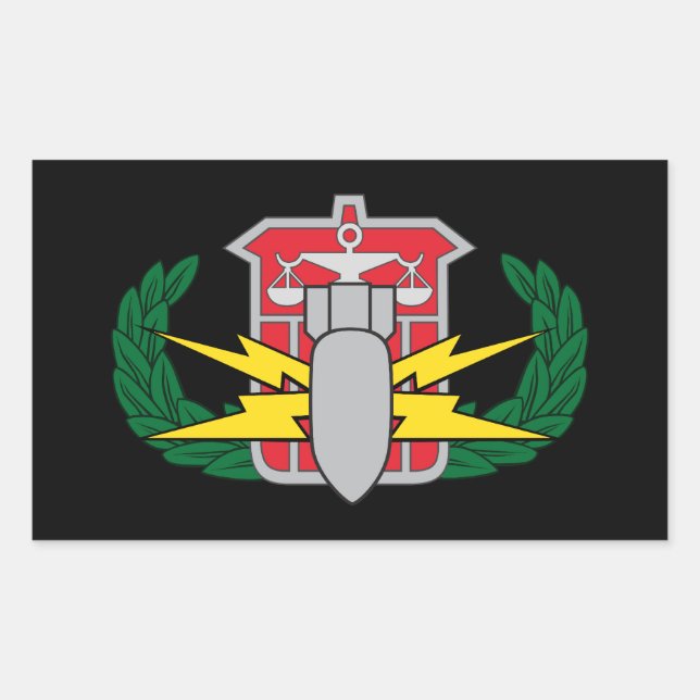 HDS badge Rectangular Sticker (Front)