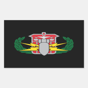 HDS badge Rectangular Sticker