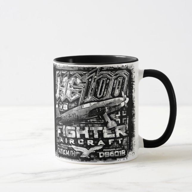 He 100 V8 Mug (Right)