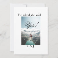 He asked she said yes engagement photo name stylis
