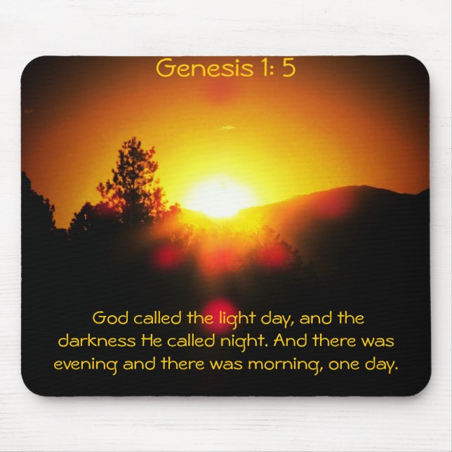HE Called the Light Day Mouse Pad (Front)
