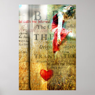 He Calls Me Beloved (Contemporary Christian Art) Poster