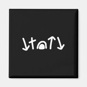 He Came He Died He Rose He Ascended He Is Coming B Magnet