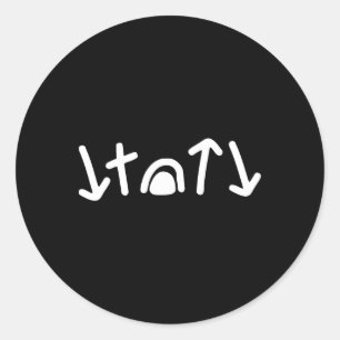 He Came He Died He Rose He Ascended He Is Coming C Classic Round Sticker