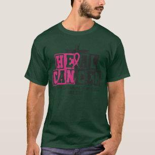 He Can Heal Cancer Pink Ribbon Breast Cancer Month T-Shirt