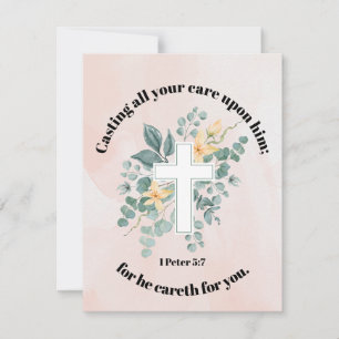 He Cares for You Card