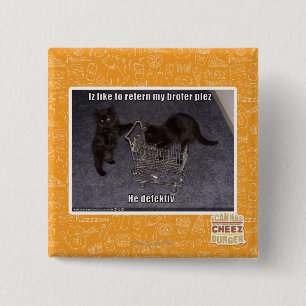 He defectiv 15 cm square badge