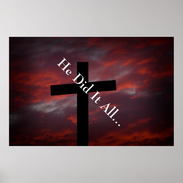 He Did It All Poster (Front)